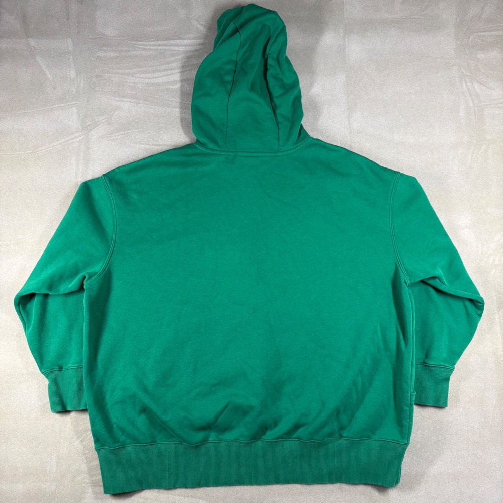 Nike Sportswear Essential Fleece Hoodie Kelly Green Oversized XL DQ5860-365 - Picture 3 of 5